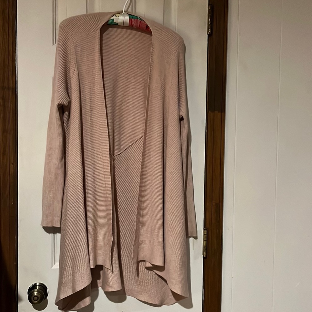41 Hawthorn Pink Open Front Knit Cardigan Stitch Fix